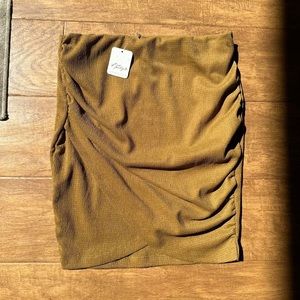 Free People brown skirt